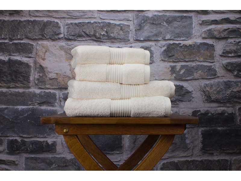 Deyongs 1846 Bliss Pima 650gsm Cotton Cream Towel and Mat Range